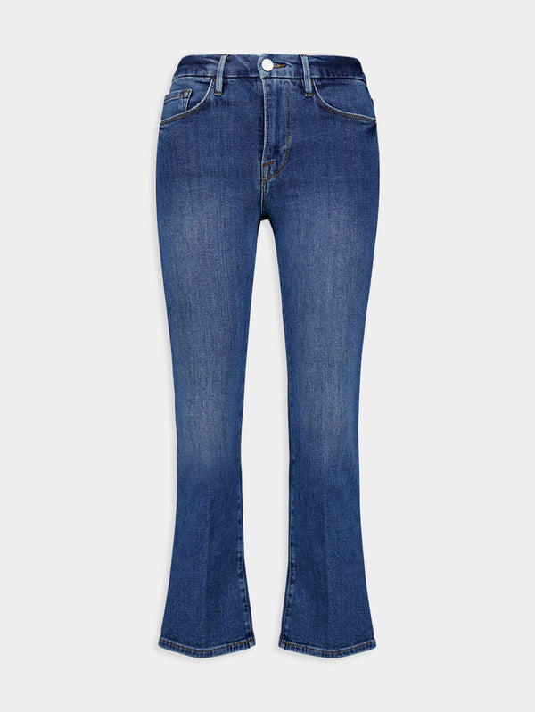 FrameCropped-Leg Flared Jeans at Fashion Clinic