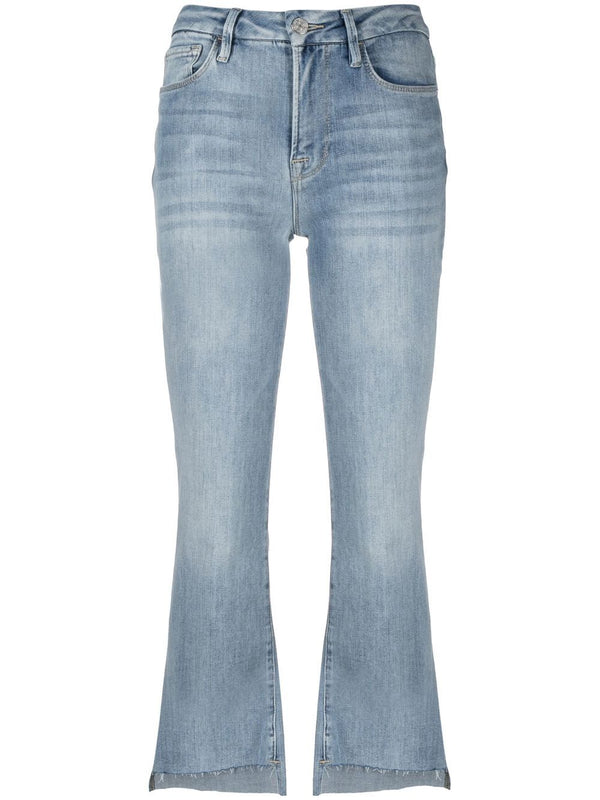 FrameLe Crop Mini Boot Jeans at Fashion Clinic