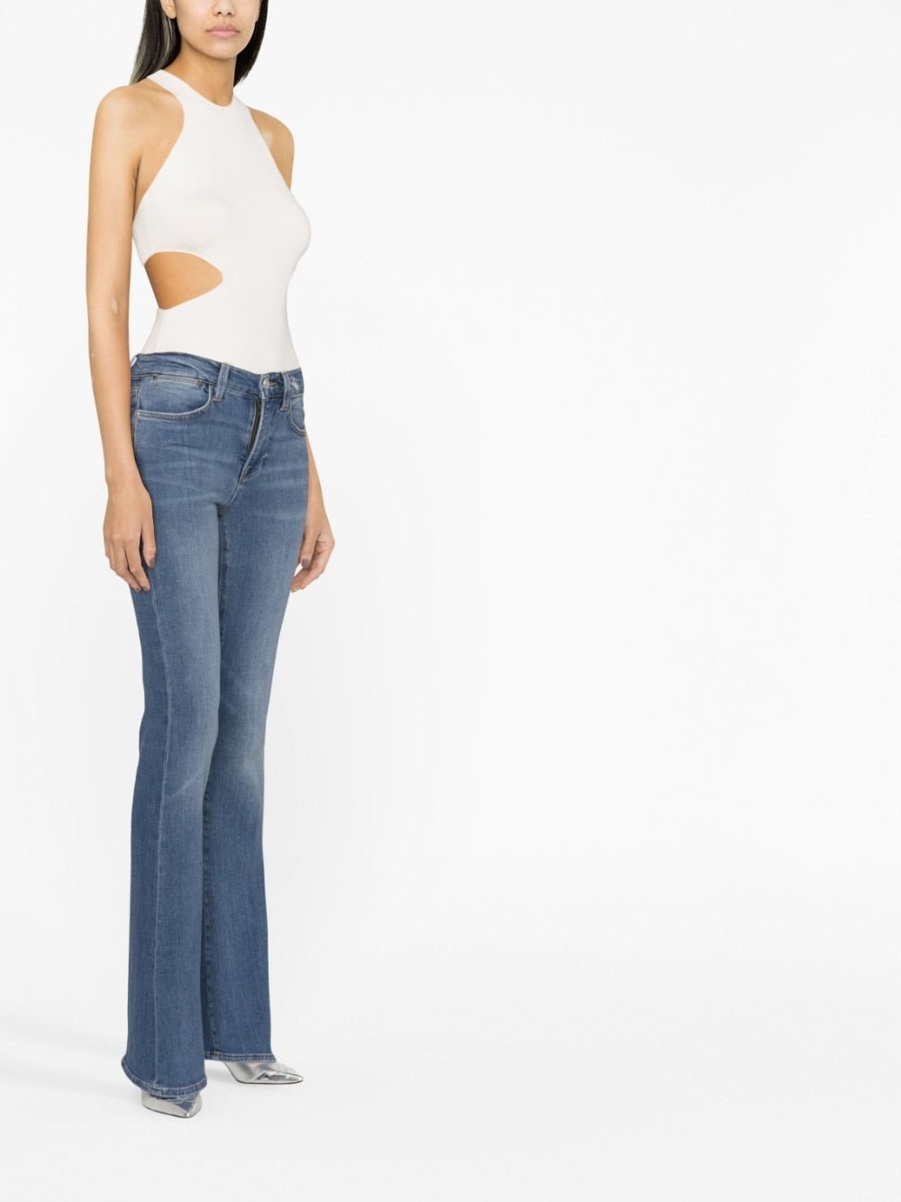 FrameLe High Flare jeans at Fashion Clinic