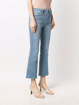 FrameLe One Crop Mini Boot jeans at Fashion Clinic