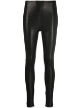 FrameLeather leggings at Fashion Clinic