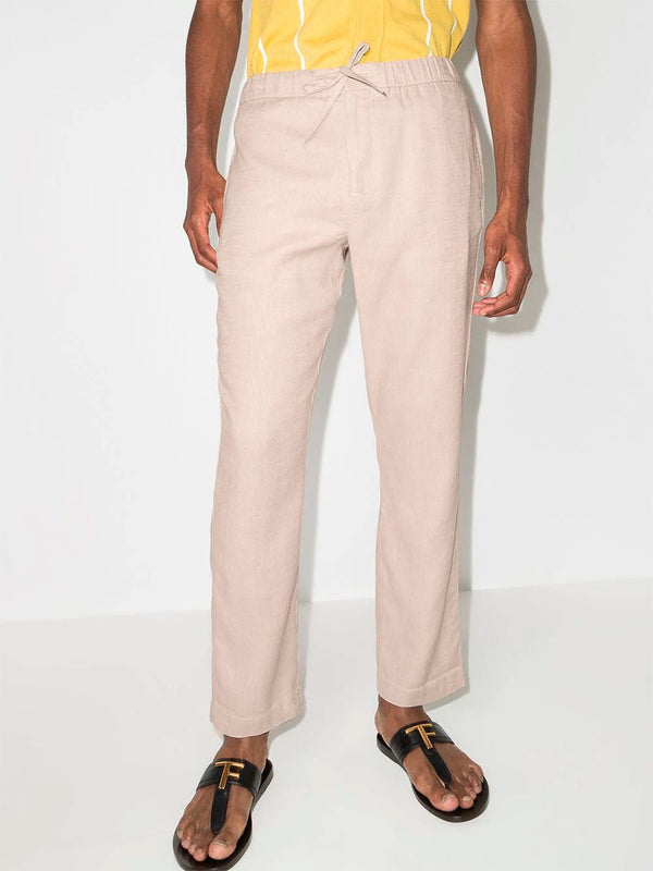 Frescobol CariocaOscar Herringbone slim-fit trousers at Fashion Clinic