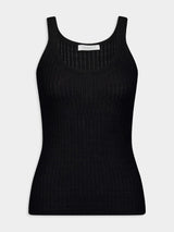 Gabriela HearstNevin Pointelle-Knit Cashmere and Silk-Blend Tank at Fashion Clinic