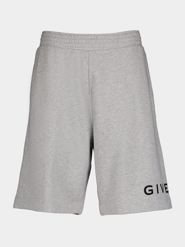GivenchyArchetype Bermuda Grey Fleece Shorts at Fashion Clinic