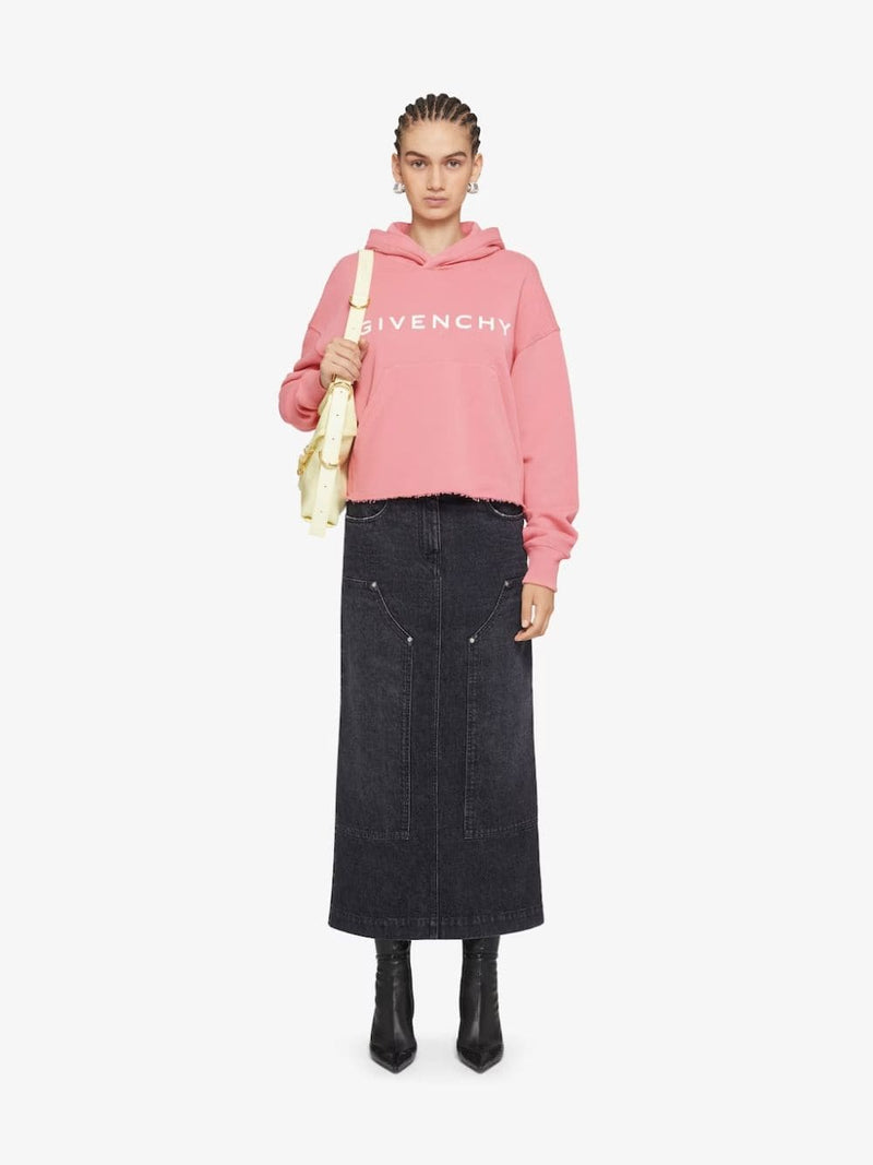 Givenchy Archetype Hooded Pink Sweatshirt Fashion Clinic