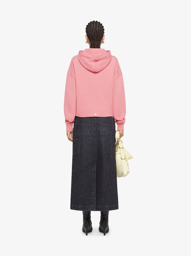 GivenchyArchetype Hooded Pink Sweatshirt at Fashion Clinic