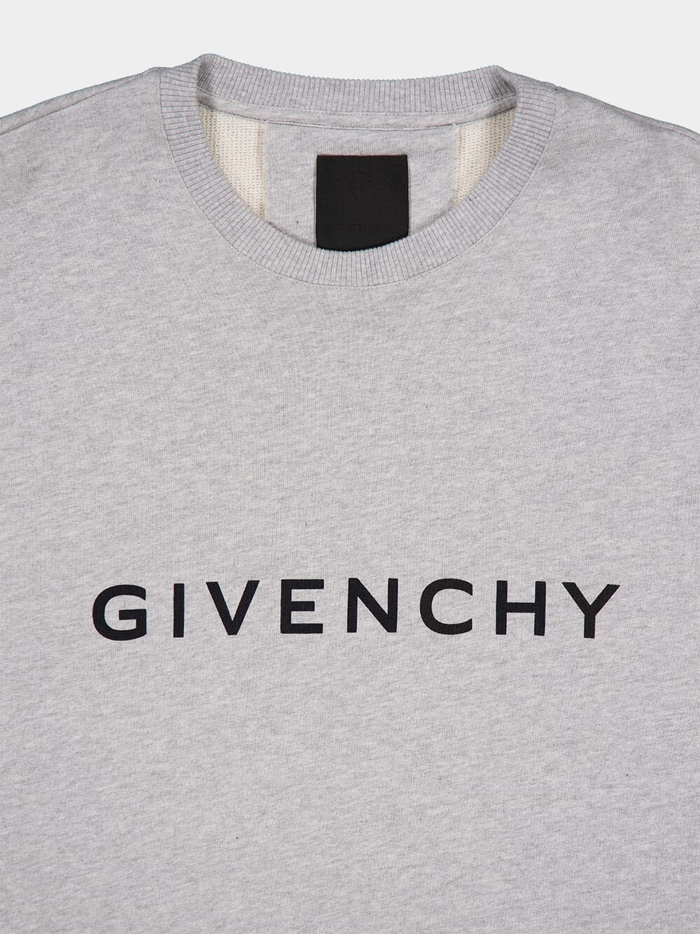 GivenchyArchetype Slim Fit Grey Fleece Sweatshirt at Fashion Clinic