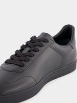 GivenchyBlack Leather Town Sneakers at Fashion Clinic