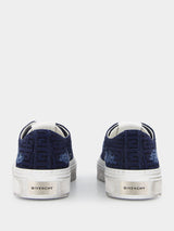 GivenchyCity Logo Jacquard Low-Top Sneakers at Fashion Clinic