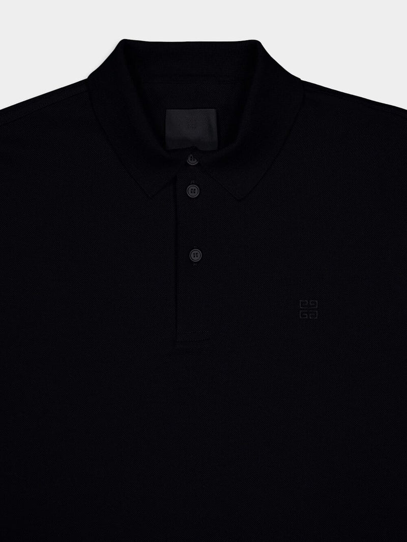 GivenchyClassic Black Polo Shirt at Fashion Clinic