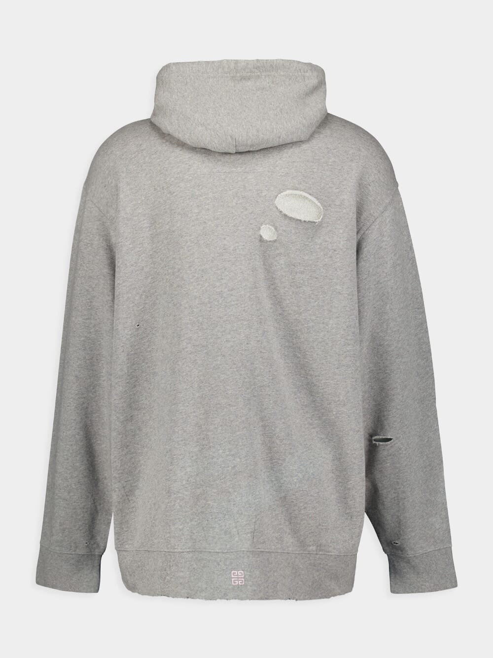 GivenchyCotton Hoodie In Fleece With Cut And Sewn Effect at Fashion Clinic