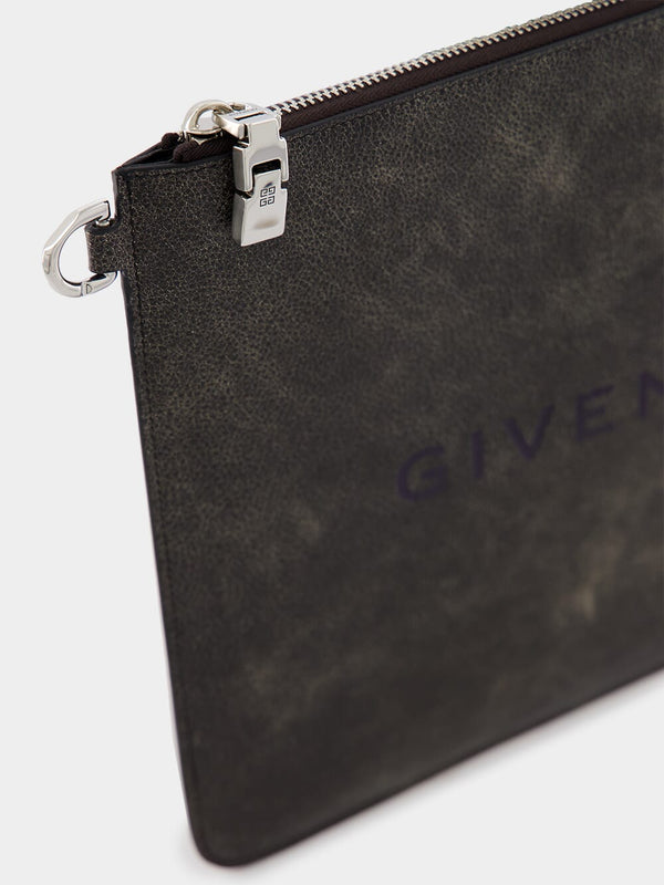 GivenchyDesigner Black Leather Pouch at Fashion Clinic