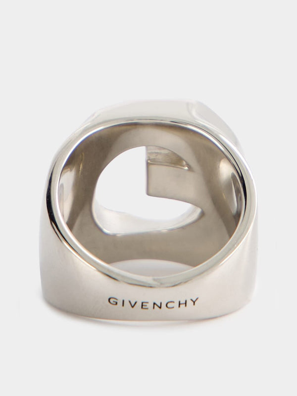 GivenchyG Chain Signet Ring at Fashion Clinic