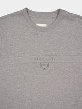 GivenchyLogo Plaque Crewneck T-Shirt at Fashion Clinic