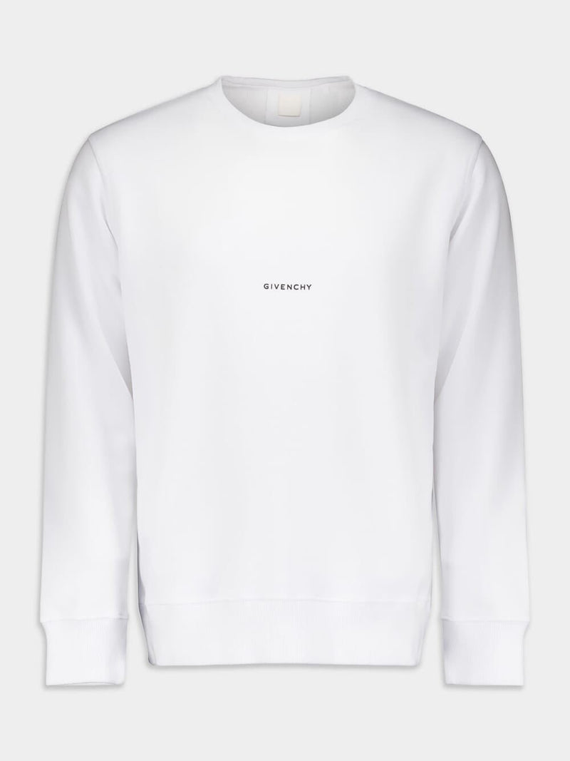 GivenchyLogo Print Cotton Sweatshirt at Fashion Clinic