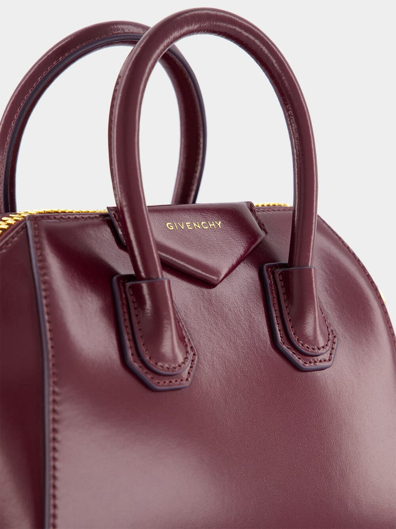 Givenchy antigona hotsell mini burgundy