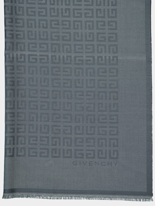 GivenchySilk and Wool Blend 4G Scarf at Fashion Clinic
