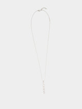 GivenchySilver Necklace In Metal With Crystals at Fashion Clinic