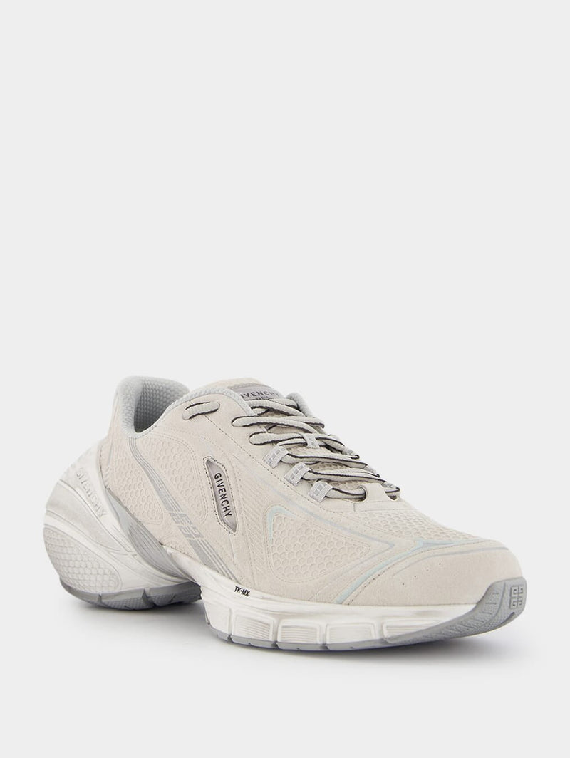GivenchyTK-MX Runner Suede Sneakers With Used Effect at Fashion Clinic