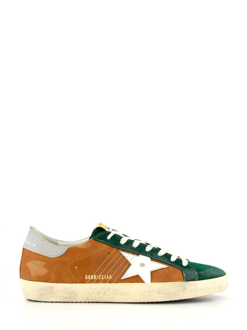 Golden GooseLeather Sneakers at Fashion Clinic