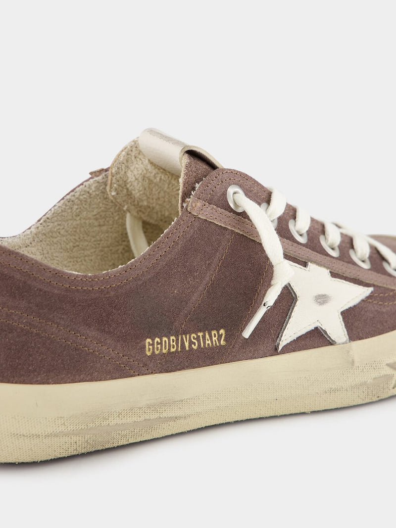 Golden GooseSuede V-Star Sneakers at Fashion Clinic