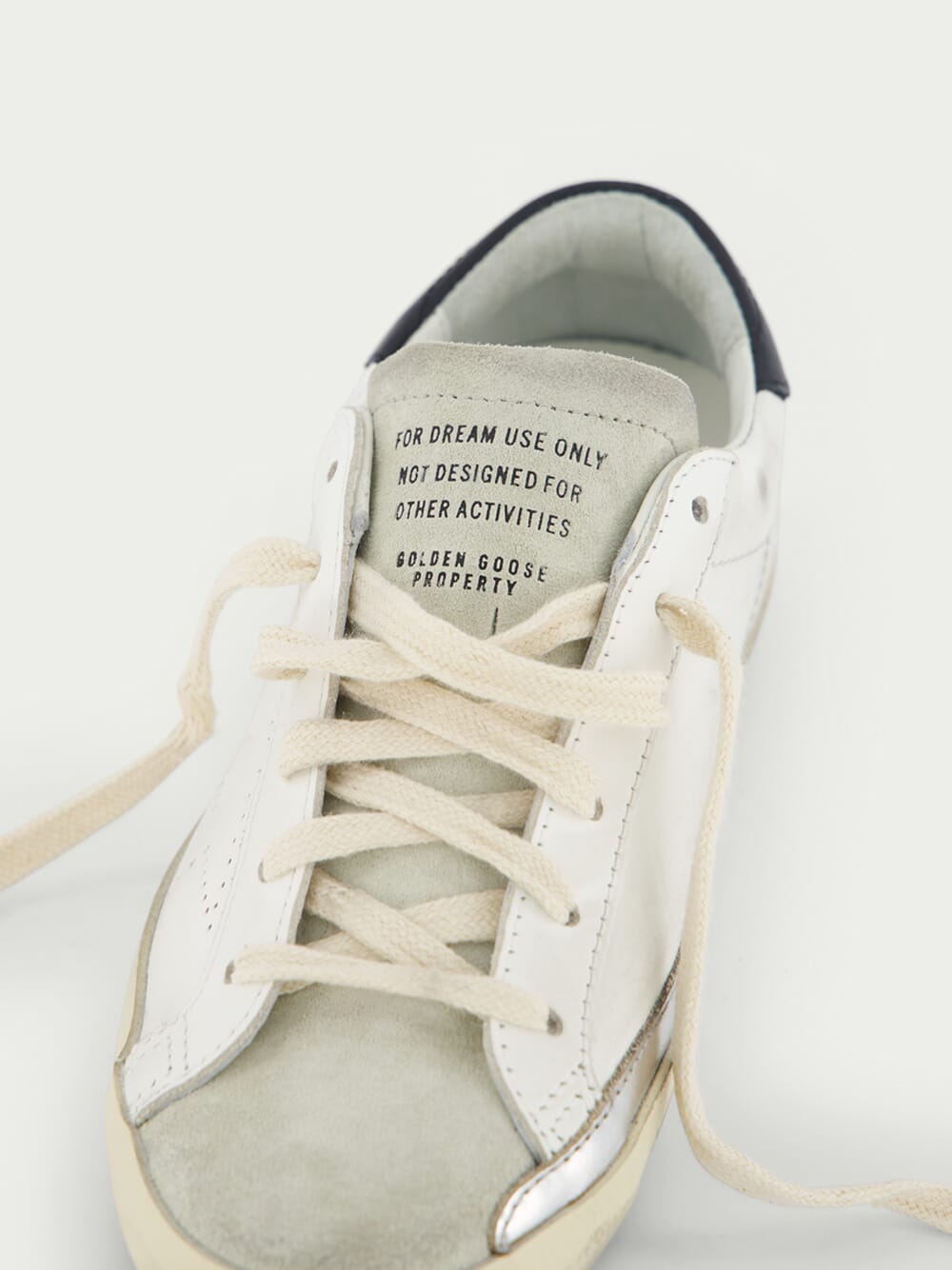 Golden GooseSuper-Star Distressed Lace-Up Sneakers at Fashion Clinic