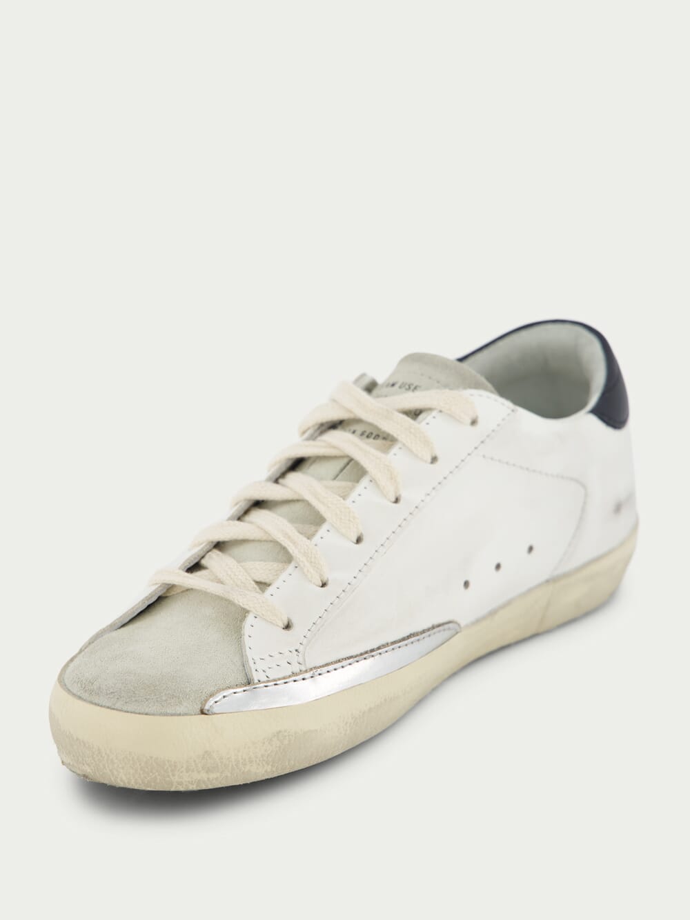 Golden GooseSuper-Star Distressed Lace-Up Sneakers at Fashion Clinic