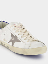 Golden GooseSuper-Star Distressed Leather Sneakers at Fashion Clinic
