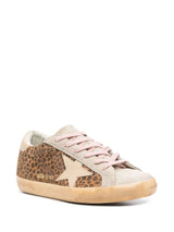 Golden GooseSuperstar Leopard Sneaker at Fashion Clinic