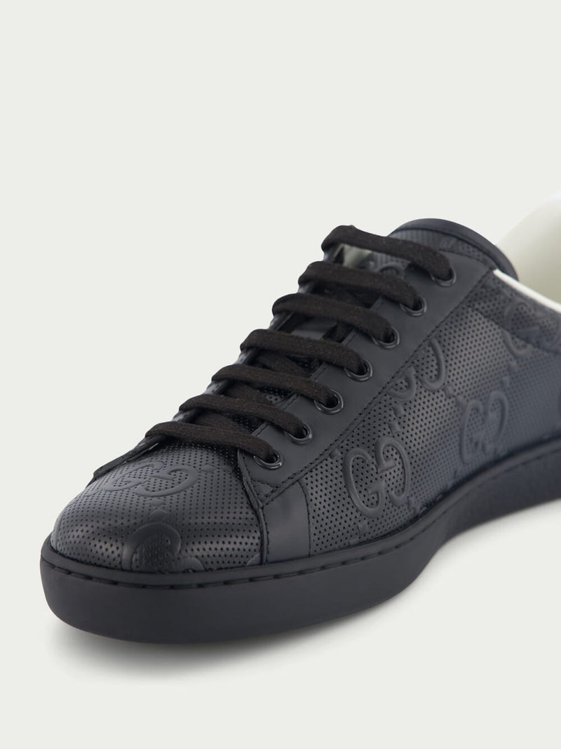 GucciAce Gg Embossed Sneaker at Fashion Clinic