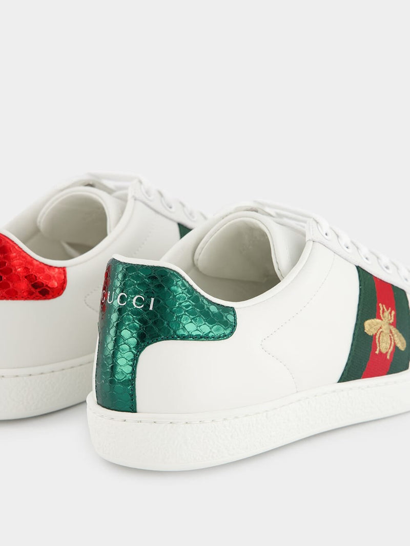 Gucci Ace Sneakers in White Leather ref.696467 - Joli Closet