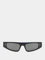 GucciBlack Cat-Eye Frame Sunglasses at Fashion Clinic