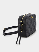 GucciBlack Small GG Matelassé Leather Bag at Fashion Clinic