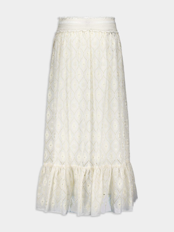 GucciBroderie Anglaise Maxi Skirt at Fashion Clinic