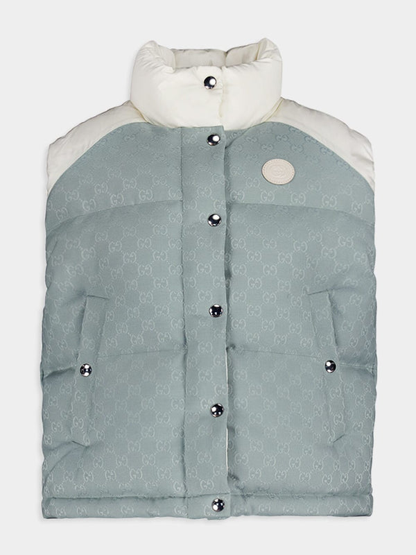 GucciCotton Canvas Padded Gilet at Fashion Clinic