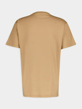 GucciCotton Jersey Printed Brown T-Shirt at Fashion Clinic