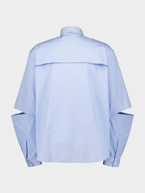 GucciCotton Poplin Shirt With Embroidery at Fashion Clinic