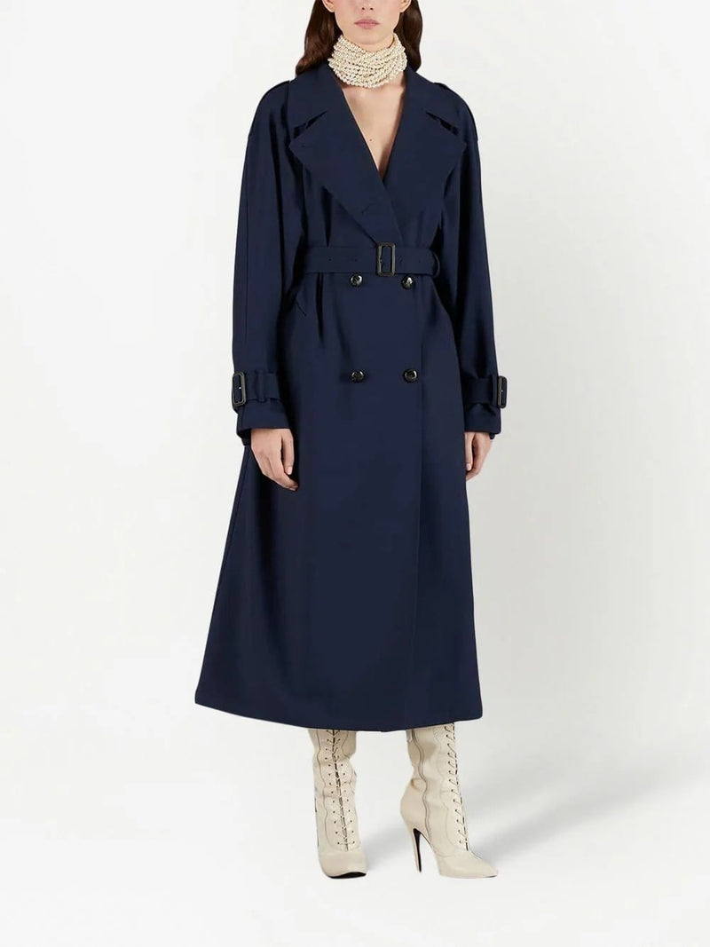 GucciDouble-Breasted Wool Trench Coat at Fashion Clinic