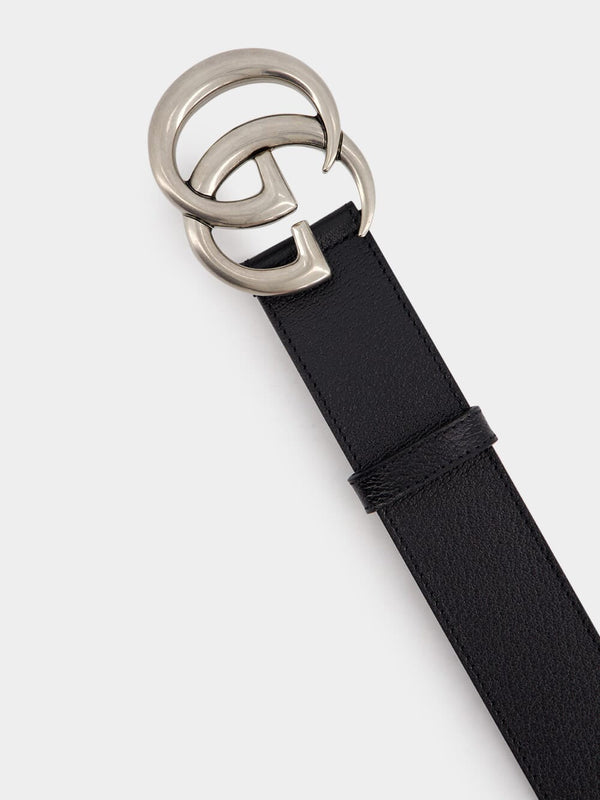 GucciDouble G Buckle Leather Belt at Fashion Clinic