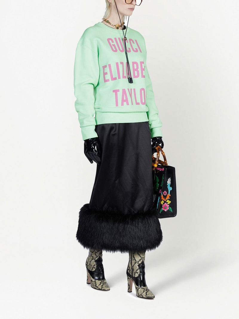 GucciElizabeth Taylor sweatshirt at Fashion Clinic
