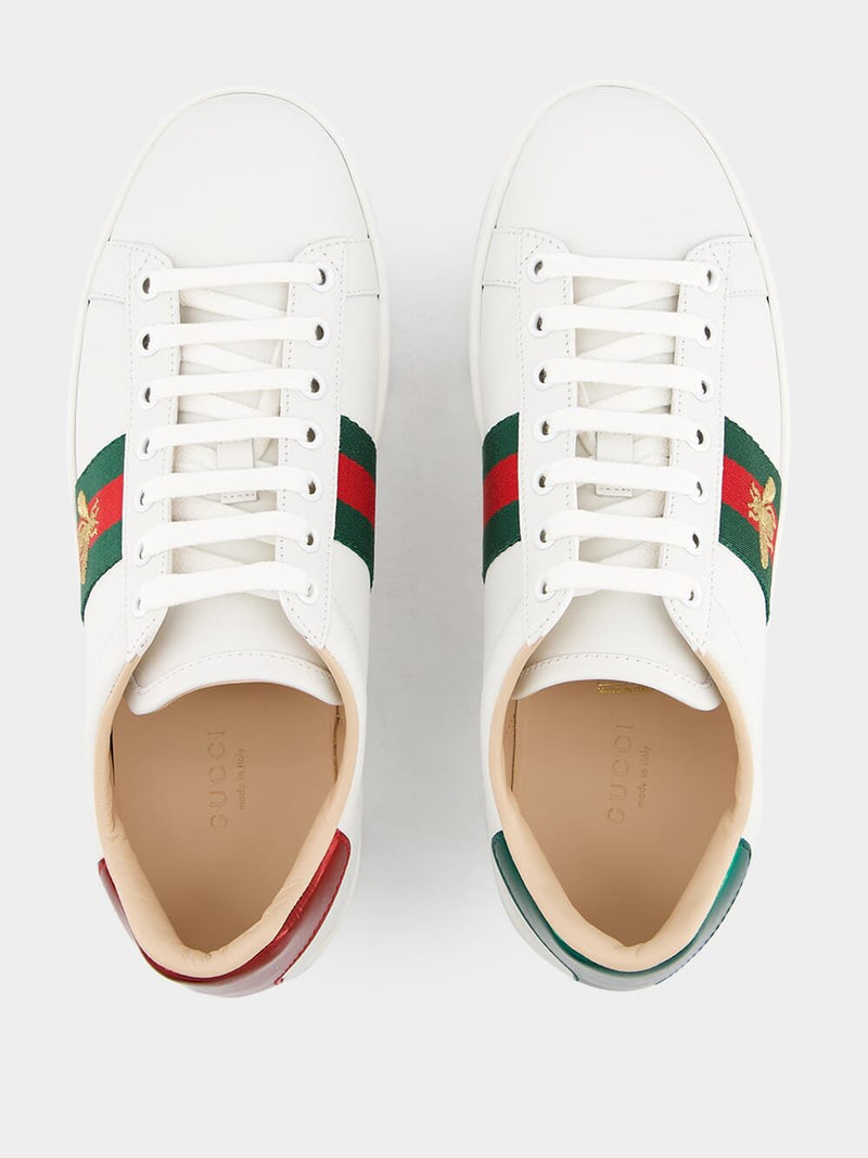 GucciEmbroidered Platform Sneakers at Fashion Clinic