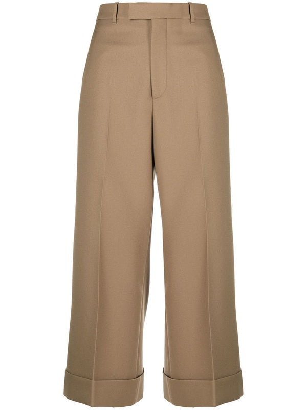 GucciFluid Drill Trousers at Fashion Clinic