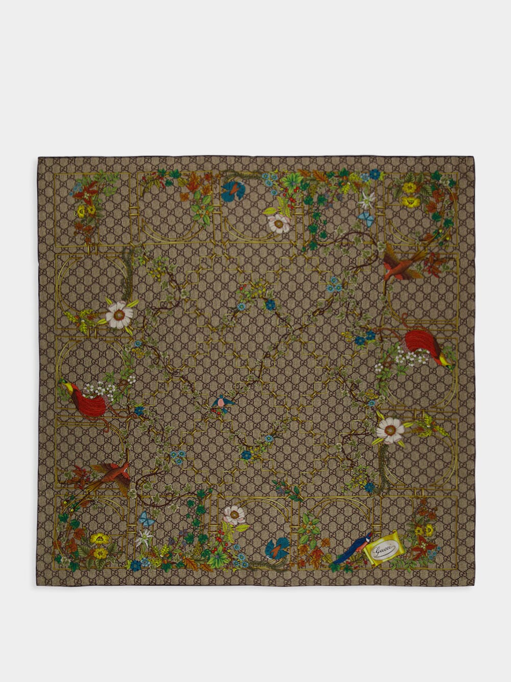 GucciGarden Symphony Silk Scarf at Fashion Clinic