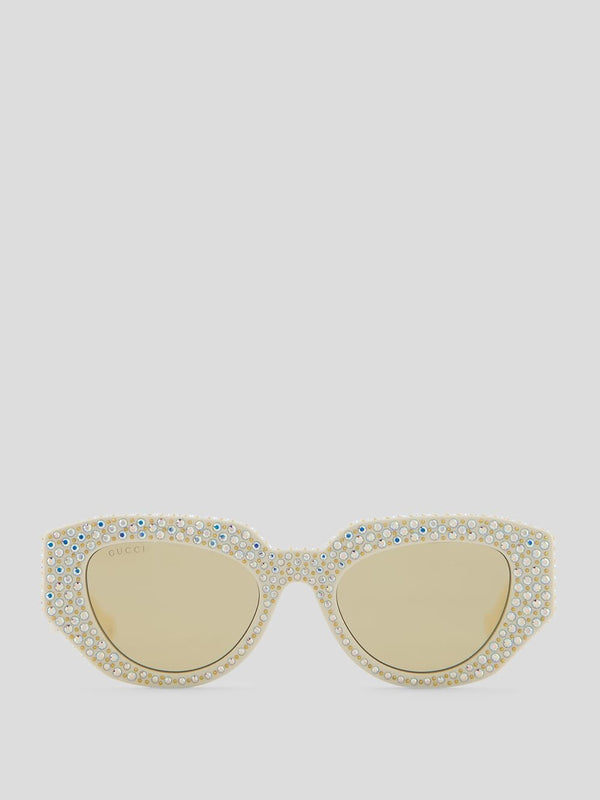 GucciGeometric-Frame Sunglasses at Fashion Clinic