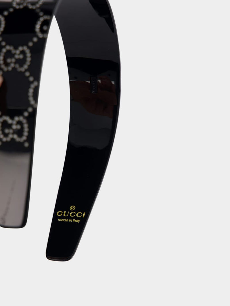GucciGg Crystals Hairband at Fashion Clinic