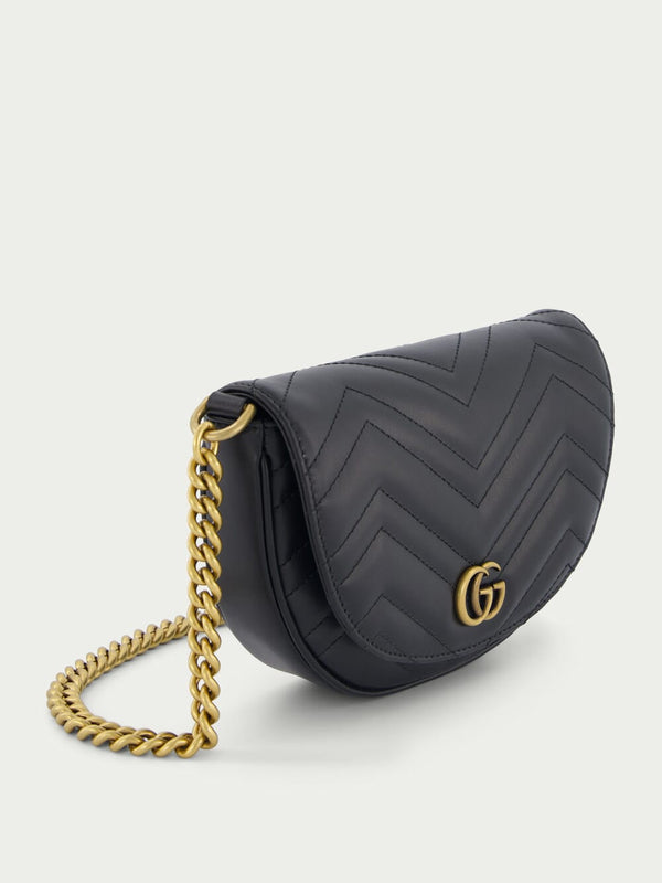 GucciGg Marmont Matelassé Chain Mini Bag at Fashion Clinic