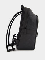 GucciGG Rubber-Effect Leather Backpack at Fashion Clinic