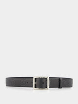 GucciGG Rubber-Effect Leather Belt at Fashion Clinic