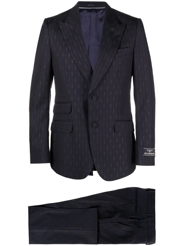 GucciGucci GG Monogram Single-Breasted Suit at Fashion Clinic