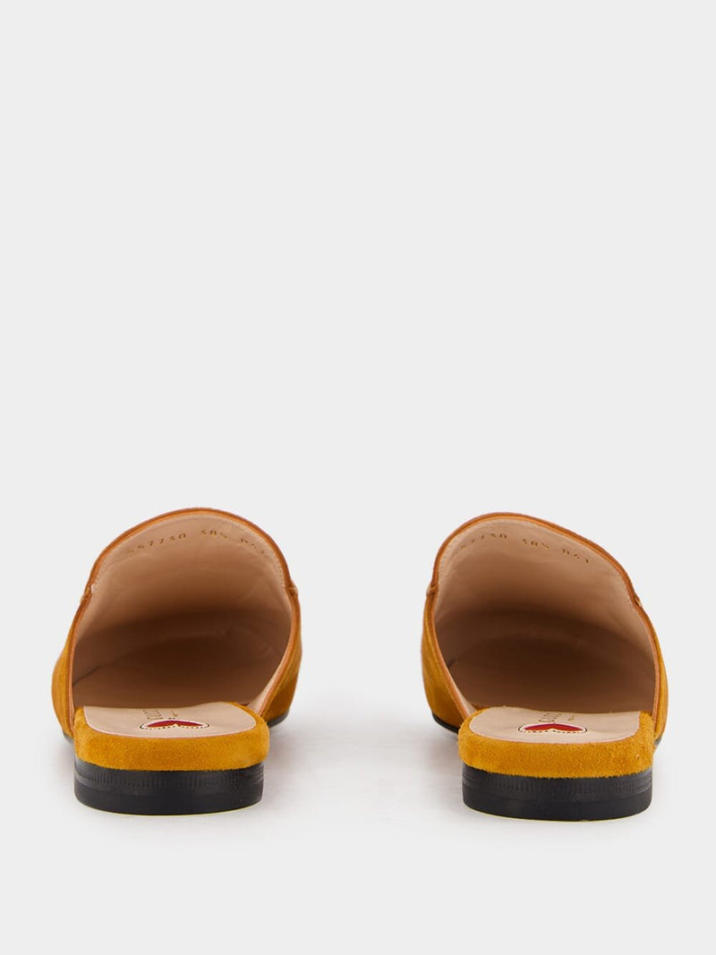 GucciGucci Princetown Suede Flat Slides at Fashion Clinic